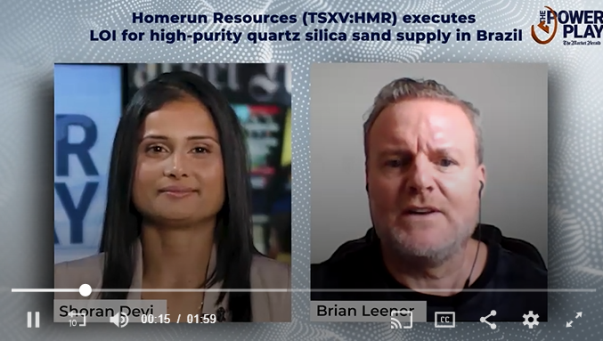 Homerun interview about executing LOI for high-p...